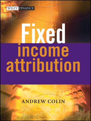 cover image of Fixed Income Attribution